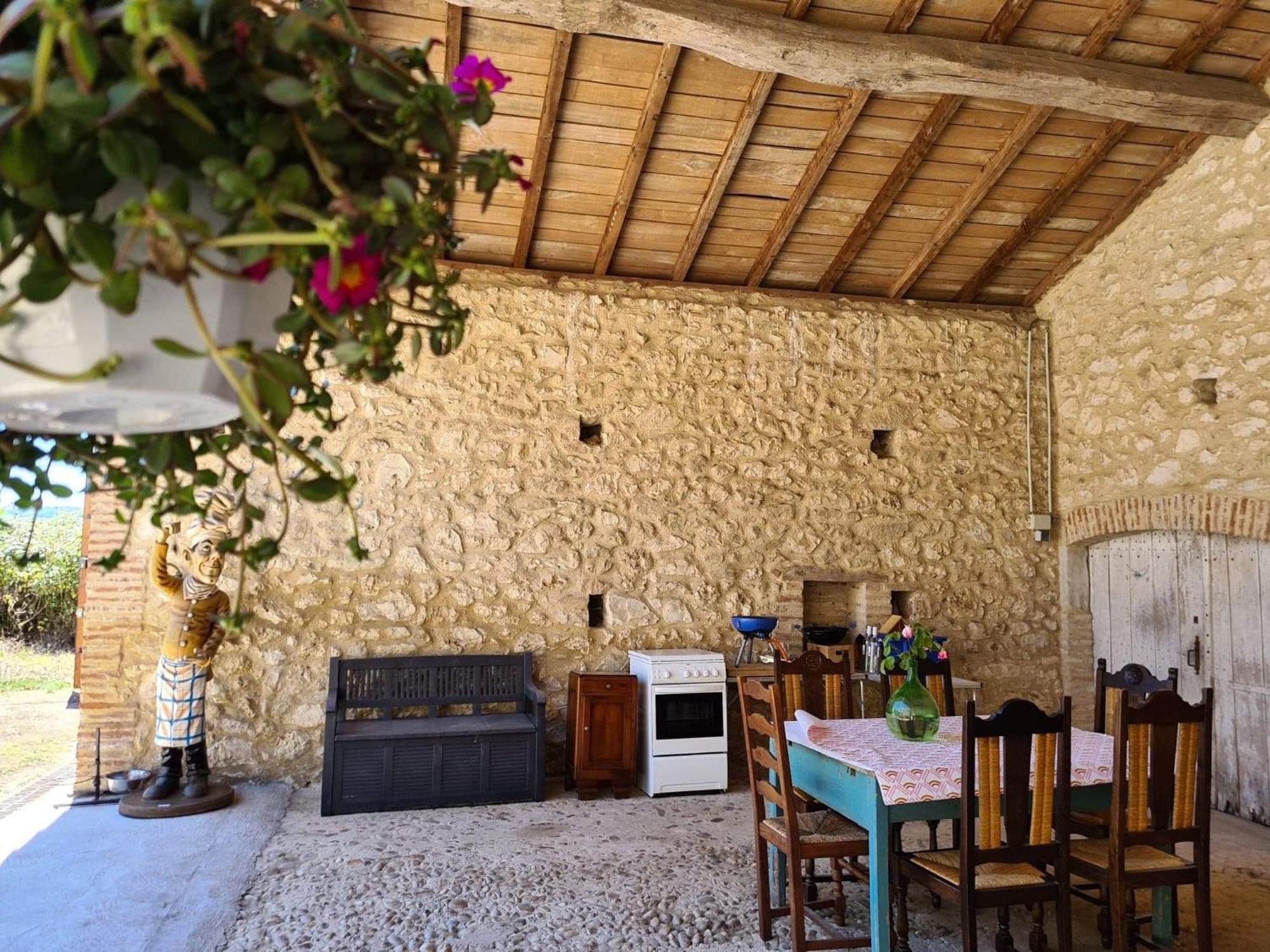 Bed and Breakfast Le Coq En Repos Saint-Sylvestre-sur-Lot Exteriér fotografie